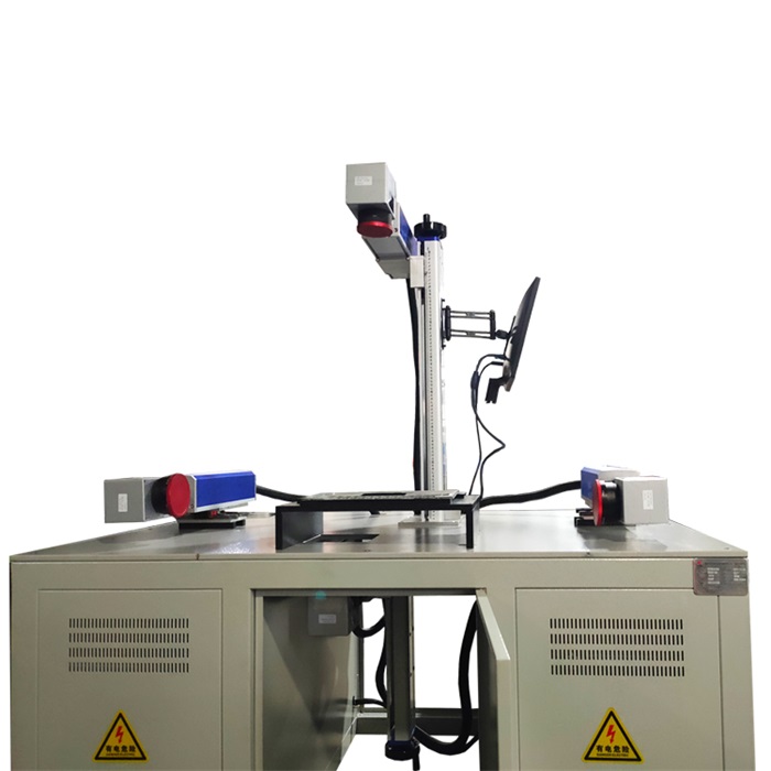 四工位自动激光打标机-热水器外壳激光打标 四工位自动激光打标机-热水器外壳激光打标