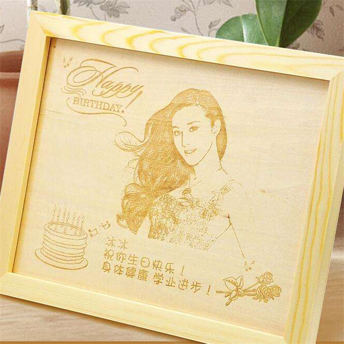 木材工艺品二氧化碳激光打标机 木材工艺品激光打标机