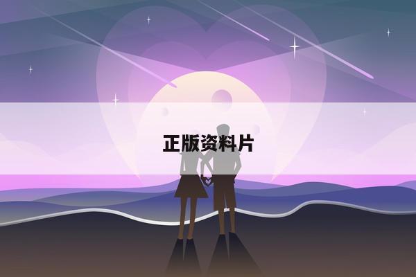正版资料片