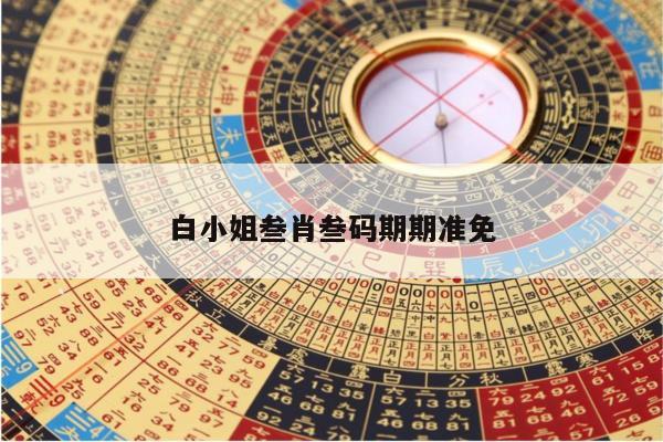 白小姐叁肖叁码期期准免的简单介绍